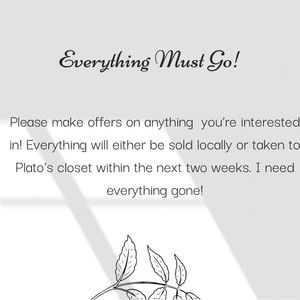 Everything Must Go!!